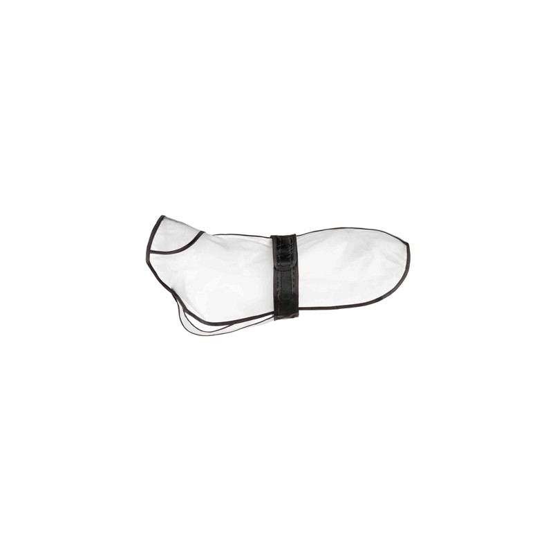 Trixie Regenjas Tarbes Transparant / Zwarte Stroken