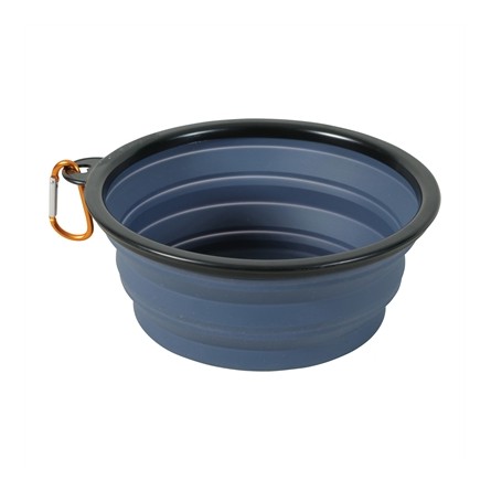 Zolux Bvk Voerbak Opvouwbaar Siliconen Blauw