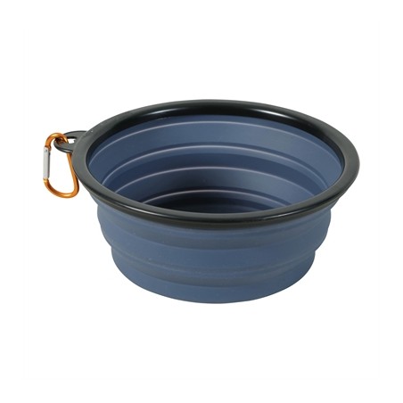 Zolux Bvk Voerbak Opvouwbaar Siliconen Blauw