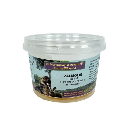 Dierendrogist Zalmolie Capsules