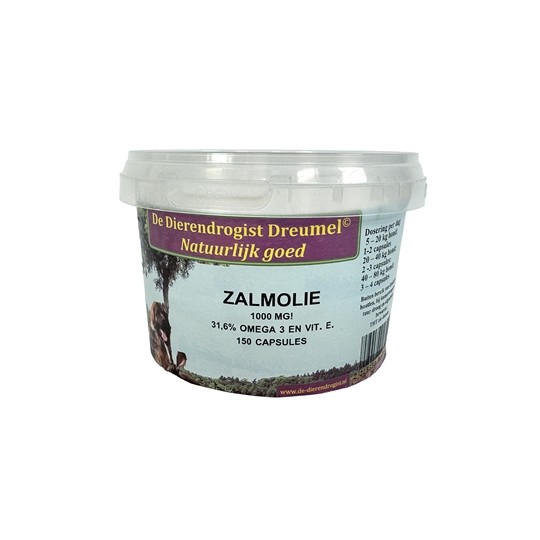 Dierendrogist Zalmolie Capsules
